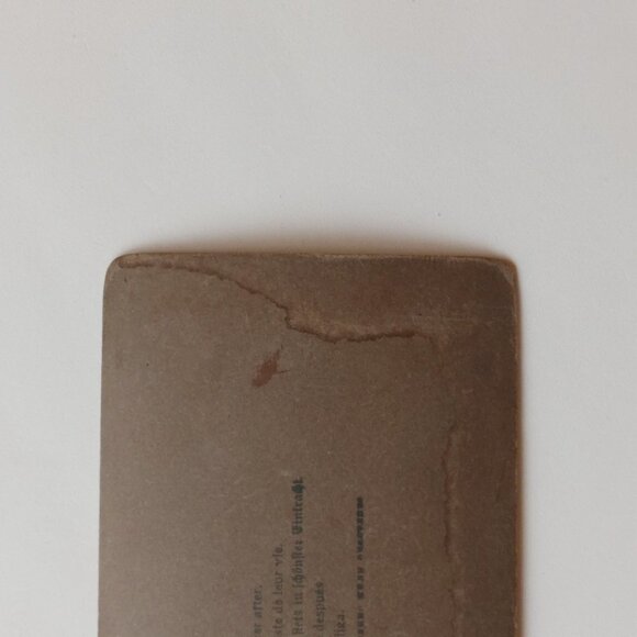 Antique Stereograph Victorian Scene "And they lived Happily Ever After" 1900 - Picture 5 of 5